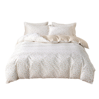 Vente en gros de draps de lit personnalisés en coton 100% - Ensemble de literie 4 pièces - Housse de couette - Taille King Size - Taille Queen Size - Taille Full - Super doux - Luxe