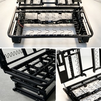 Cadre de banquette arrière avec revêtement en poudre noire et ressorts hélicoïdaux pour Mercedes Benz Classe V, Ford Transit, Renault Trafic