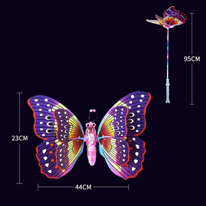 Bâton lumineux LED magique pour enfants, papillon lumineux coloré, bâton lumineux à main, jouets lumineux - Product Image 3