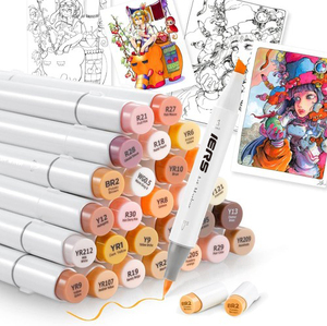 Marcadores de Doble Punta para Arte, Pintura con Alcohol, Dibujo, 80 Colores, Set de Dibujo, Colores Vibrantes, para Niños y Adultos, <span class=keywords><strong>Ohuhu</strong></span> - Product Image 5