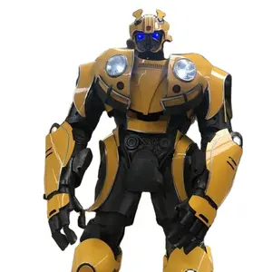 Nieuwe Collectie Animatroic Adule Maat Menselijk Dragen Walking Robot Kostuum Voor Entertainment Park