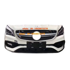 Para Sistemas de carrocería de automóviles, piezas de Kit de carrocería, parachoques delantero de coche para <span class=keywords><strong>Mercedes</strong></span> Benz 2016 2017 <span class=keywords><strong>A180</strong></span> A200, edición deportiva - Product Image 1