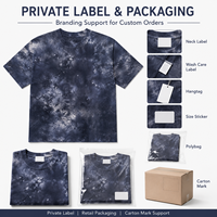 T-shirt Tie Dye Nuage 100% Coton Streetwear – Fabricant de Vêtements en Gros OEM ODM pour Commandes de Marques en Gros