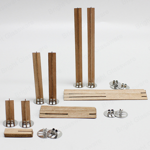 Vente en gros de mèche en bois personnalisée en forme de croix mèche de bougie en bois pour la fabrication de bougies - Product Image 1