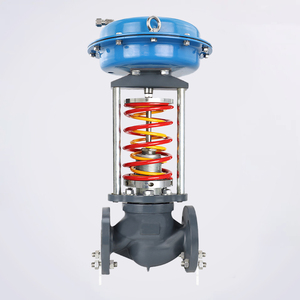 Углеродистая сталь самоуправляемый клапан регулирования давления PN16 фланцевый шаровой клапан - Product Image 2
