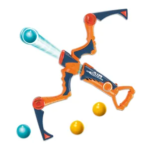 पार पॉपर पार धनुष हवा संचालित गेंद शूटर खिलौना लक्ष्य एयर पावर नरम खिलौना बच्चों के लिए रोल प्ले