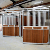 Porte de box pour chevaux articulée, portable, stable, de haute qualité, personnalisable, en acier/métal, pour intérieur/extérieur, pour foin, vente en gros