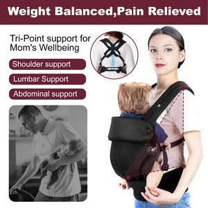 Marsupio Ergonomico per Neonati e Bambini - <span class=keywords><strong>Porta</strong></span> Bebè Comodo, Fascia <span class=keywords><strong>Porta</strong></span> Bebè Avvolgente, Marsupio Frontale e Posteriore - Product Image 3
