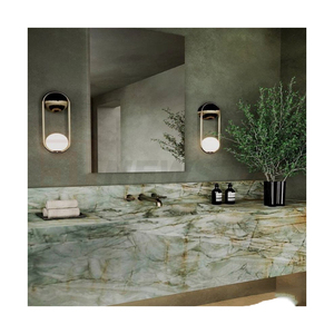 Newstar Hiện Đại Trắng <span class=keywords><strong>Onyx</strong></span> phòng tắm Vanity với lỗ duy nhất lưu vực và đá cẩm thạch tủ đá màu xanh lá cây <span class=keywords><strong>Onyx</strong></span> chìm màu Hồng <span class=keywords><strong>Onyx</strong></span> lưu vực - Product Image 2