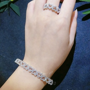 مجموعة مجوهرات الزفاف راكول SP1009 نوع الأخلاقية للقلب - Product Image 1