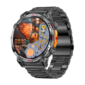 Montre connectée GPS étanche IP68 pour sports de plein air, avec suivi de la fréquence cardiaque, de l'oxygène sanguin, du sommeil et de la santé, appels Bluetooth, personnalisable - Product Image 1