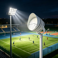 Projecteurs LED RGB étanches IP65 en aluminium AC 130 Lumens/Watt 1000W pour entrepôts et stades sportifs avec contrôle intelligent CRI 80