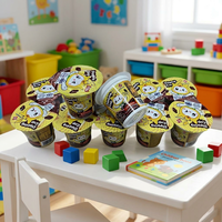 Bâtonnets de biscuits croustillants à tremper, vente en gros directe usine, emballage individuel en coupelles, coupelles de sauce chocolat pour enfants