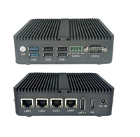 Computadora Comercial sin Ventilador EGLOBAL, Intel Alder Lake N100L4, DDR4, MSATA SSD, Win10, 6 USB, DP HD, 4 RJ45, LAN 2.5G, Audio, Linux, Mini PC