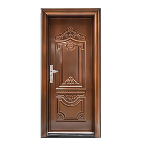 Porte extérieure résistante au feu en acier de canal <span class=keywords><strong>Hormann</strong></span> personnaliser la porte de sortie de sécurité ignifuge en acier de couleur - Product Image 5