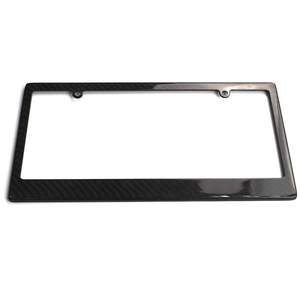 Plaque d'immatriculation de voiture en fibre de carbone personnalisée - Design élégant et unique - Product Image 3