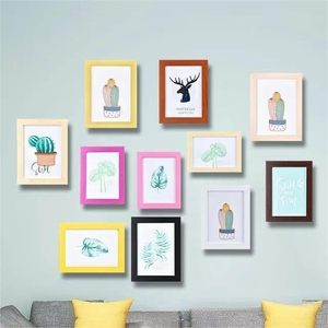 Wholesale Customized Logo Eco-Friendly Wooden Photo <b>Frames</b>-A1-A5 Sizes Custom Color & Shape Modern Home Decor - Product Image 2