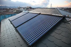 Colector Solar de vacío presurizado de fabricación de alta calidad, Colector de tubo de calor súper solar