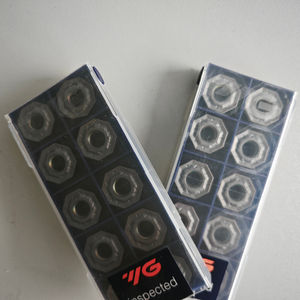 Plaquettes en carbure de tungstène YG1s ODMT060508 YG602, personnalisables OEM, pour outil de tournage externe sur tour CNC, lame de 10 mm, épaisseur de 1,5 mm - Product Image 4