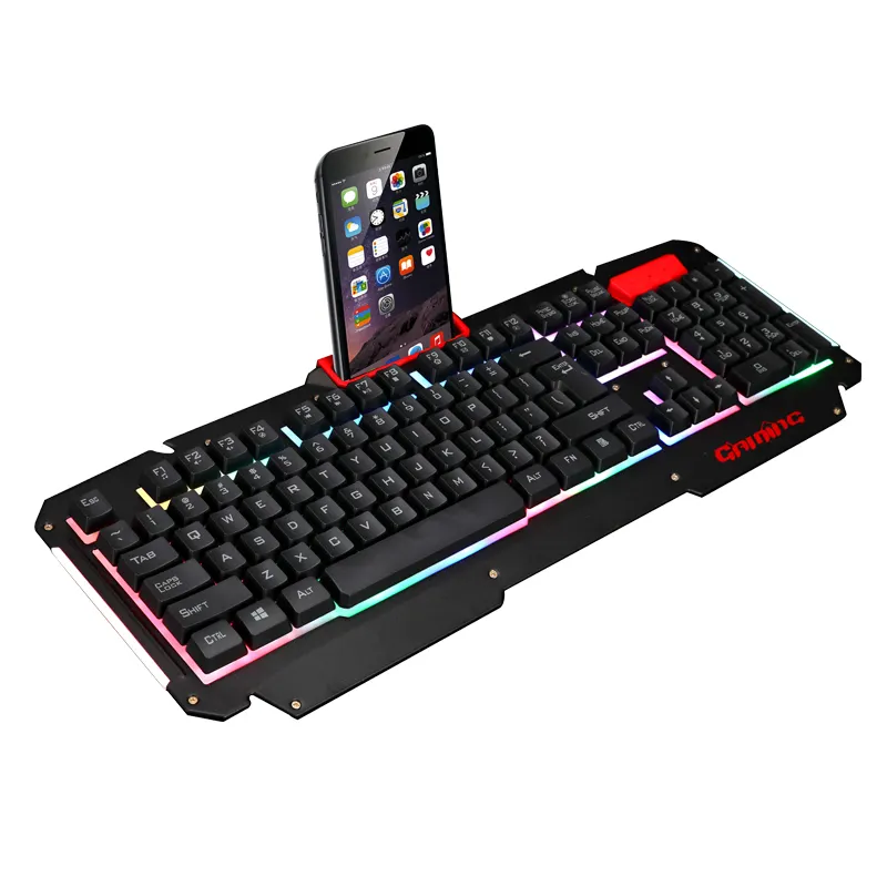 Custom Laser Layout Magic Desktop Toetsenbord Usb Bedrade Gaming Mechanische Computer Toetsenborden