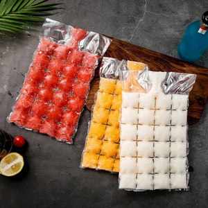 10pcs Ice Mould Disposable Portable Ice Cube Bags Transparent Faster Kitchen Gadgets Ice Cube <b>Maker</b> - Product Image 5