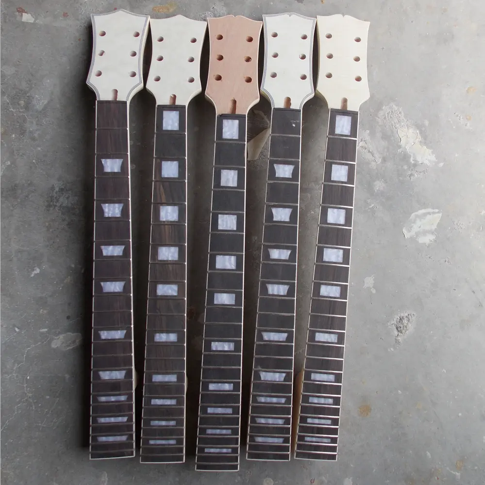 Leher Gitar Listrik untuk Gaya Les Paull dengan Fingerboard Kayu Hitam dan Aksesoris Gitar Dibuat Di Cina dengan Harga Murah