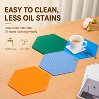 Tapis de table rectangulaire en silicone alvéolé YMS, prix usine, moderne, écologique, isolant, qualité alimentaire, résistant aux hautes températures