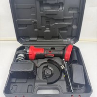 Meuleuse d'angle sans fil industrielle LJ à moteur à balais au lithium 100/125 mm, 10000 tr/min, haute puissance, pour meulage, découpe et polissage