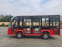 Bus touristique électrique RC 14 places, batterie au plomb, vitesse maximale 35-50 km/h, chargeur intelligent, couleur personnalisée, 6-8h de visite