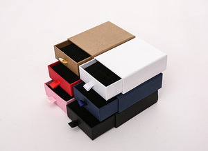 Customizable Cardboard Drawer Jewelry <b>Box</b> Luxury Paper <b>Box</b> for Earrings Necklace <b>Bracelet</b> - Product Image 6