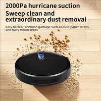 Robot aspirateur intelligent 3-en-1 avec fonction serpillière, contrôle Wi-Fi via application, compatible Alexa, vidage automatique des débris, batterie lithium 4400 mAh, fin et silencieux, OEM
