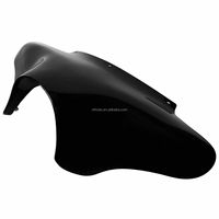 Carénage extérieur avant noir intense pour Softail Road King XF290601