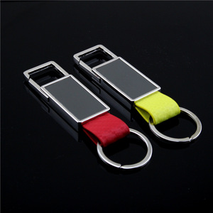 Nuovo Portachiavi Personalizzato con Logo, Regalo Aziendale per Uomo, Portachiavi Auto in Lega di Zinco e Pelle - Product Image 5