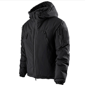 Veste tactique d'hiver imperméable DF20 noire et marron CP FG Ukraine CAMO, vêtements tactiques noirs et marron, veste d'hiver tactique pour l'extérieur, fabriquée aux États-Unis - Product Image 1