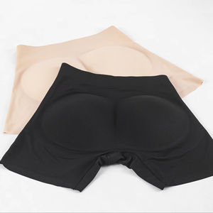 Брюки для коррекции фигуры с эффектом подтяжки ягодиц, с фиксированными вставками для придания объема, придающие естественный вид, невидимые, бесшовные, 3D, для похудения талии и коррекции живота. - Product Image 4