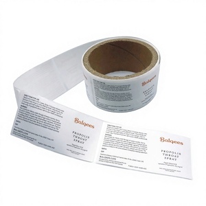 Étiquettes autocollantes étanches avec logo personnalisé pour bouteilles de produits de santé, pots de miel et étiquettes d'emballage - Product Image 4
