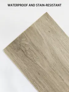 Suelo de grano de madera de imitación empalmado para garaje duradero, suelo de bloqueo de fácil instalación para uso interior de dormitorio