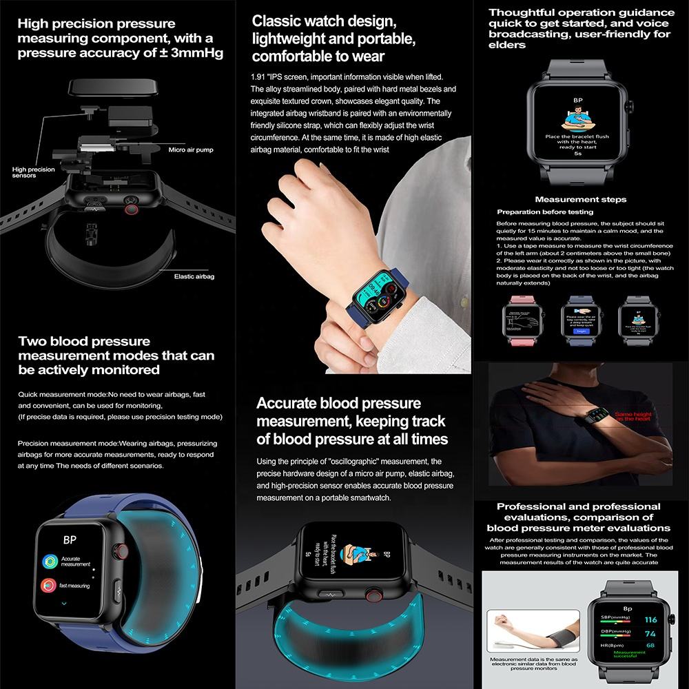 Fitness Tracker Blutdruck Messen Handgelenk Uhr Fitness Uhr Mit