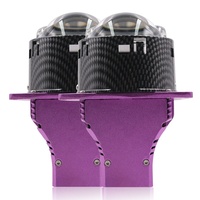 DEAO JG13 80W Double lentille laser 12V Phares de voiture 3 pouces Bi-LED Projecteur Haute puissance Super lumineux Rénovation/Mise à niveau