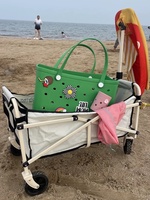 Op maat gemaakte groothandel draagbare nieuwe design tote duurzame DIY meisjes reistassen handtassen EVA tote strandtas