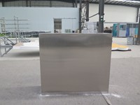 Poubelle de tri des déchets en acier inoxydable à trois compartiments, anti-corrosion, pour centre commercial, hôpital