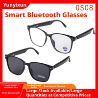Lunettes intelligentes IA GS08, écouteurs musicaux à la pointe de la technologie pour l'audio, lunettes de soleil tendance, lunettes Bluetooth intelligentes
