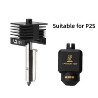 Housse de protection en silicone résistante aux hautes températures pour le bloc chauffant Hotend de l'imprimante 3D Bambu Lab P2S, accessoires pour imprimante 3D Bambu Lab P2S