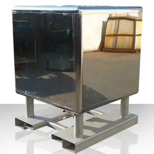 Stainless Steel Chemical Storage Tank Juice Processing Storage Tank Stainless Steel IBC Tank For Production Line folding IBC