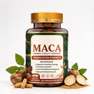 Capsule di Maca Antiossidante per Adulti a Marchio Privato, Integratore Erboristico per Energia e Resistenza Maschile, Fornitura Campioni OEM ODM - Product Image 1