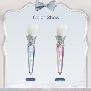 Shell Pearl Dot Paint Brush Cheveux de chèvre respectueux de la peau Nouvelle collection Blush Brush pour une application de visage en poudre uniforme Flower Knows - Product Image 3