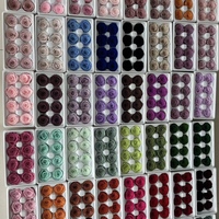 Naturecho 21pcs Kepala Mawar Awet untuk Pernikahan, Hari Valentine, Natal, Hadiah dalam Kotak, Bunga Asli Abadi Ramah Lingkungan, Mawar Kering