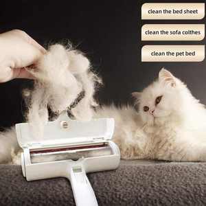 Pet Dog Cat Hair Remover Roller Sticker Two-way Reusable Double Side Hair <b>Removal</b> Grooming Brush Comb Products - Product Image 1