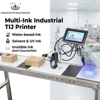 Impresora Industrial TIJ IPS-9610 con Pantalla Táctil de 7 Pulgadas y 1200 DPI, Solución de Codificación para Líneas de Producción de Empaquetado