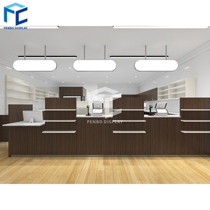 Penbo présentoir médical en métal en bois étagère de magasin de <span class=keywords><strong>pharmacie</strong></span> murale moderne pour magasin de <span class=keywords><strong>pharmacie</strong></span> - Product Image 4